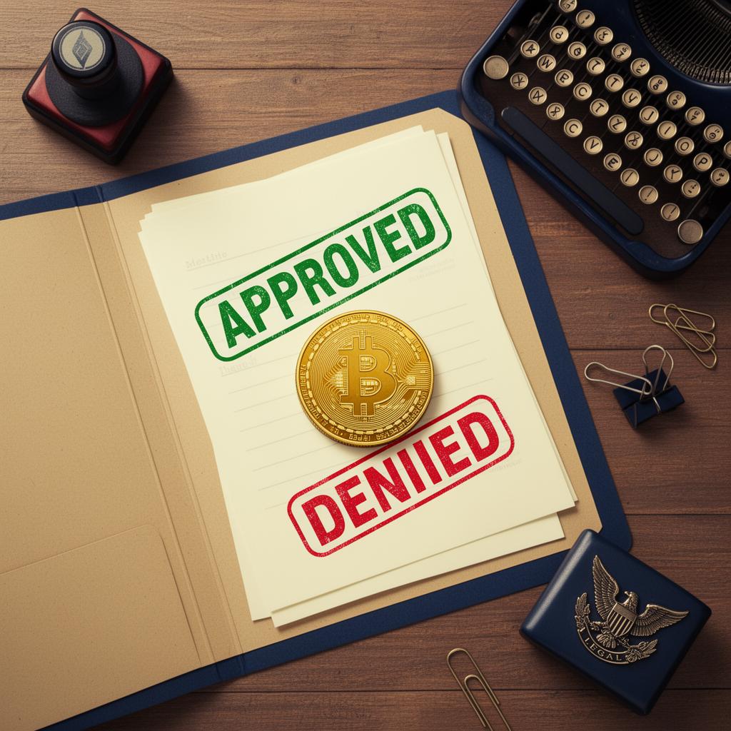 Dossiê com carimbos approved e denied